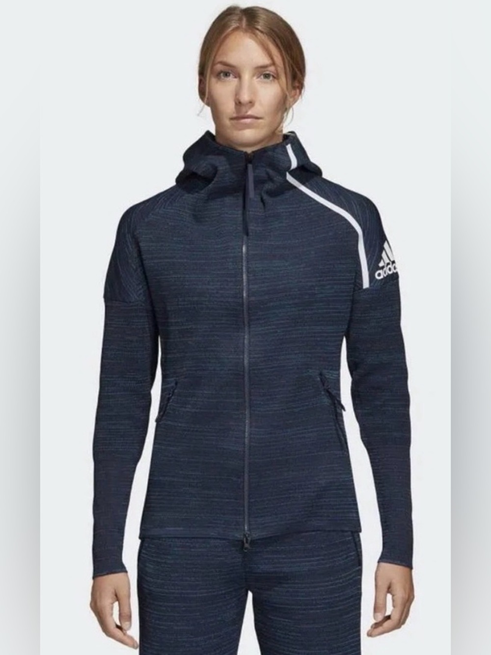 Adidas Parley Sport Tech Zip Up Jacket / Sweater